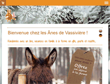 Tablet Screenshot of anes-de-vassiviere.com